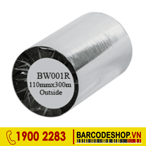 Mực in mã vạch Wax BW001R 110mmx300m