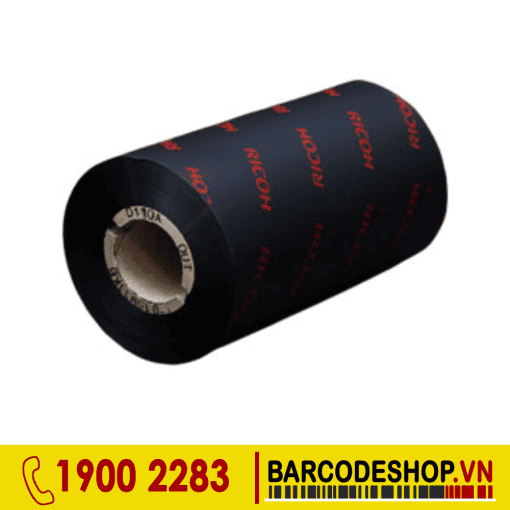 Mực in tem nhãn mã vạch Resin Ricoh D110A 110mmx300m (1)