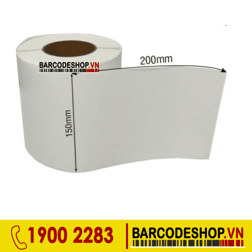 Decal nhựa PVC 150x200mm loại 1 tem 1 hàng