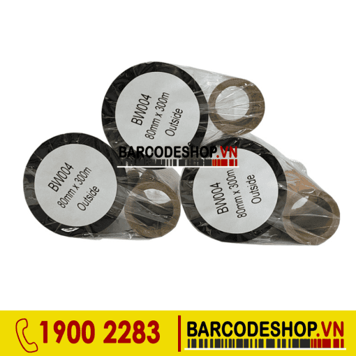 Mực in mã vạch Resin BW004 80mmx300m