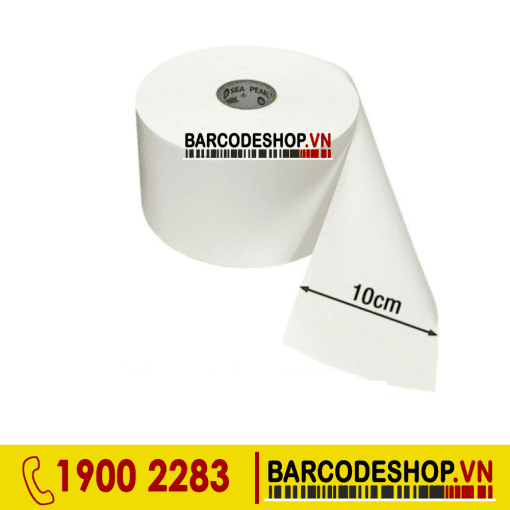 Tem nhãn vải Ruban NT003C 10cm (100mm) cuộn 200m