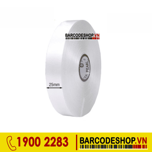 Tem nhãn vải Satin PS001 2.5cm (25mm)