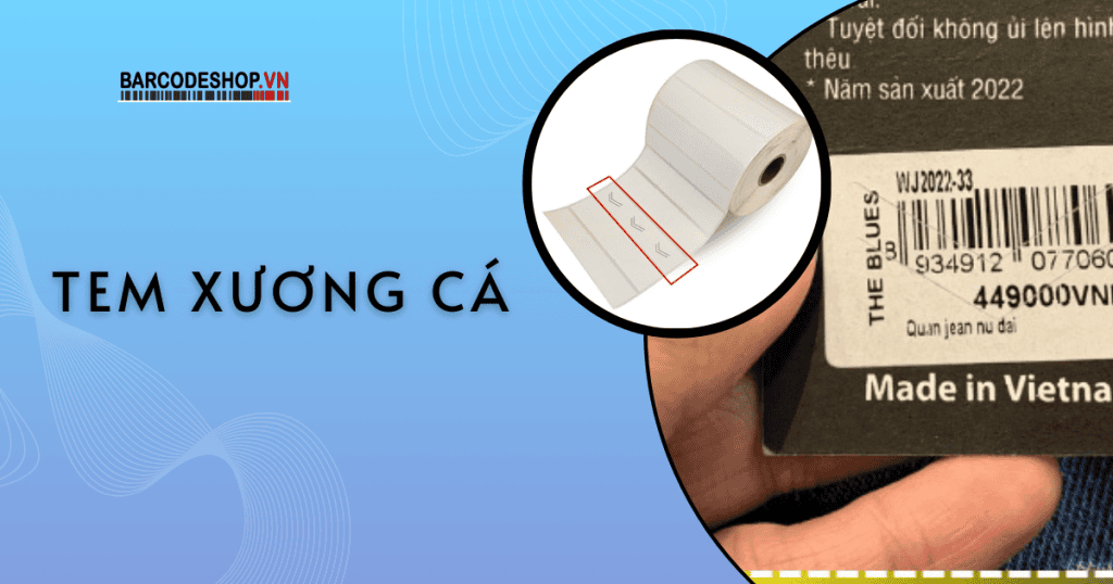 Tem xương cá (decal xẻ rãnh chữ v)